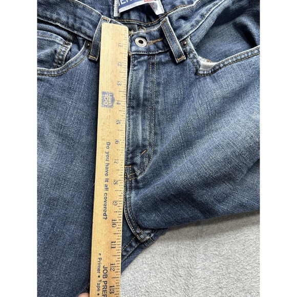 Denizen 236 Jeans Mens 34x30 Blue Regular Fit Straight Leg Denim YKK Zipper - Picture 10 of 14